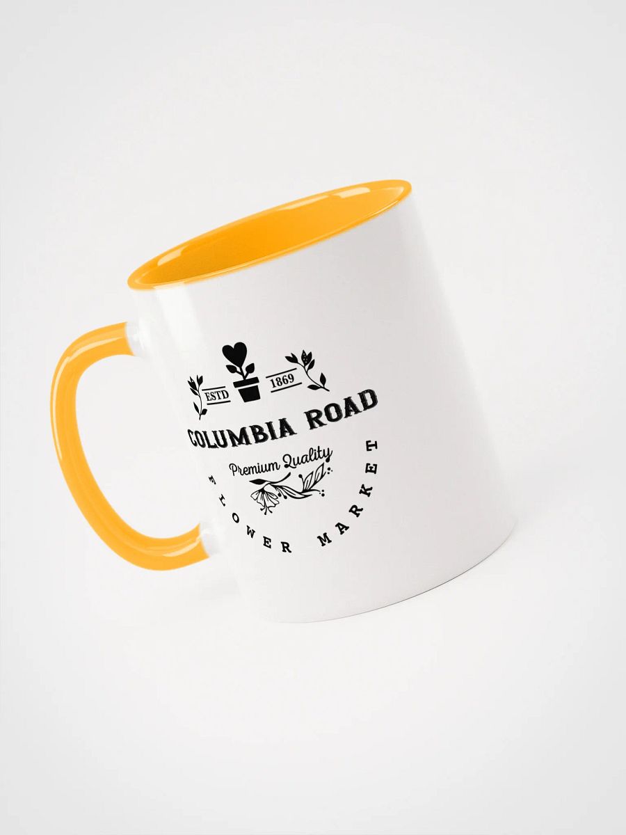 Columbia Road Market Peek-a-Boo Ceramic Mug (Orange Floral) product image (3)