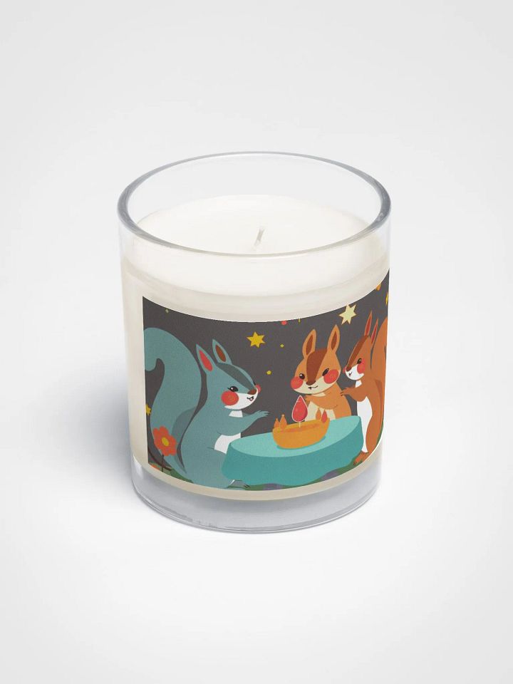 Whimsical Squirrel Gathering Candle product image (2)