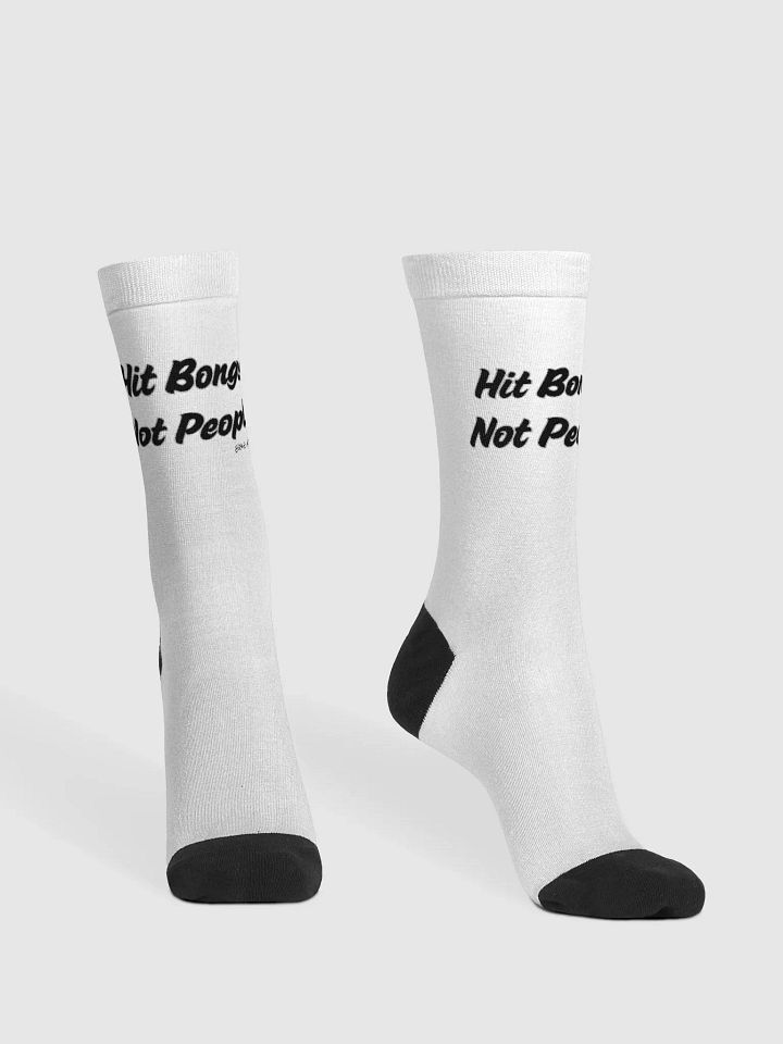 Hit Bongs Not People Crew Socks product image (2)