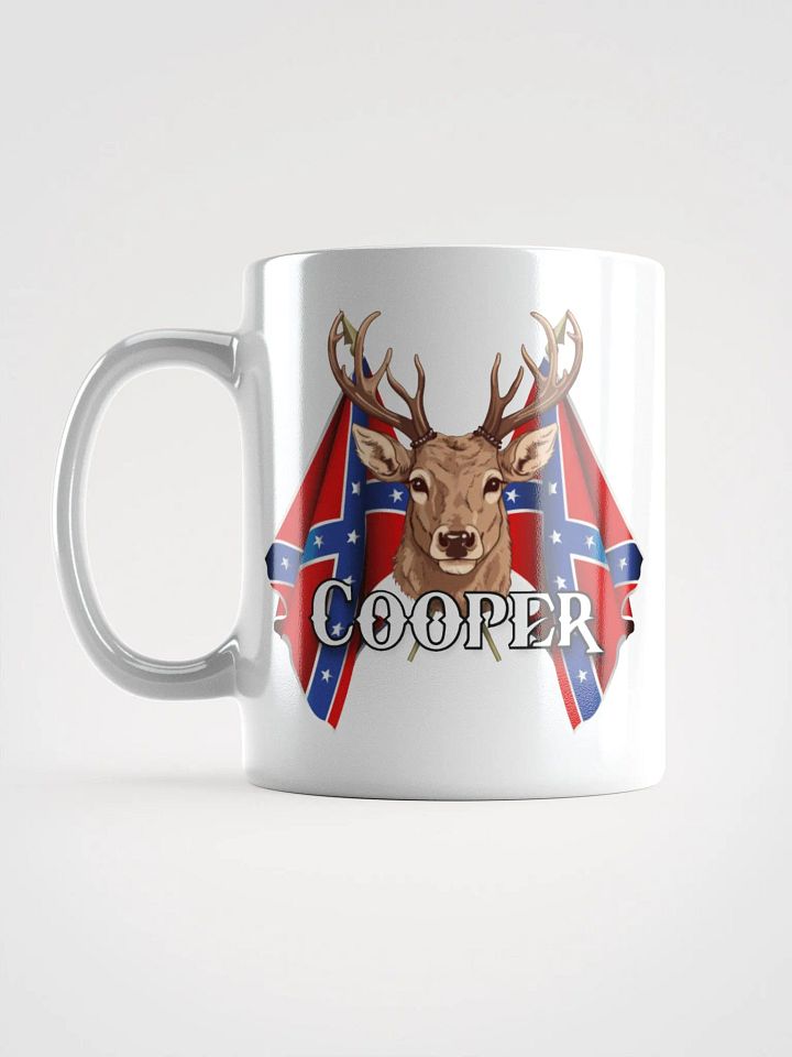 "Cooper" Rebel Redneck Deer - White Mug product image (2)