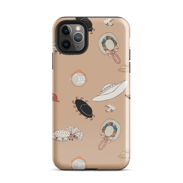 Vintage Hat Pattern iPhone Tough Case product image (26)
