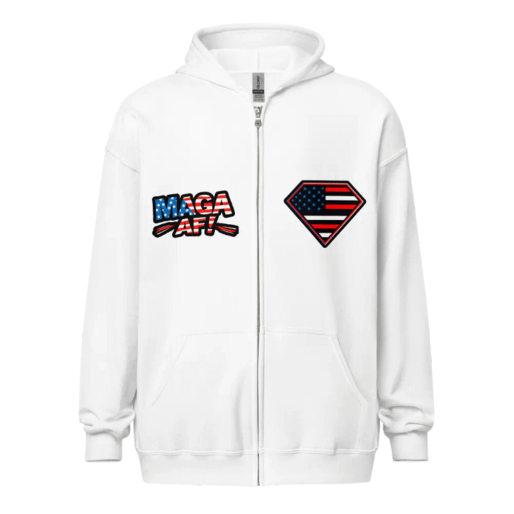 Zip Hoodie: MAGA Diamond product image (13)