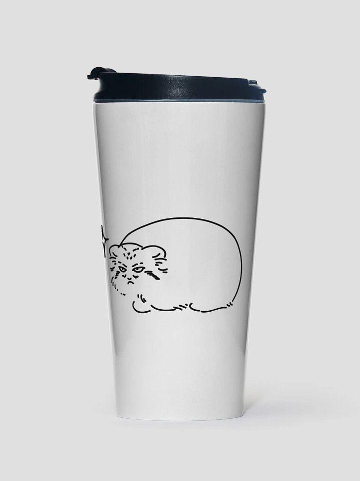 Grumpy Manul - Steel Travel Mug product image (1)