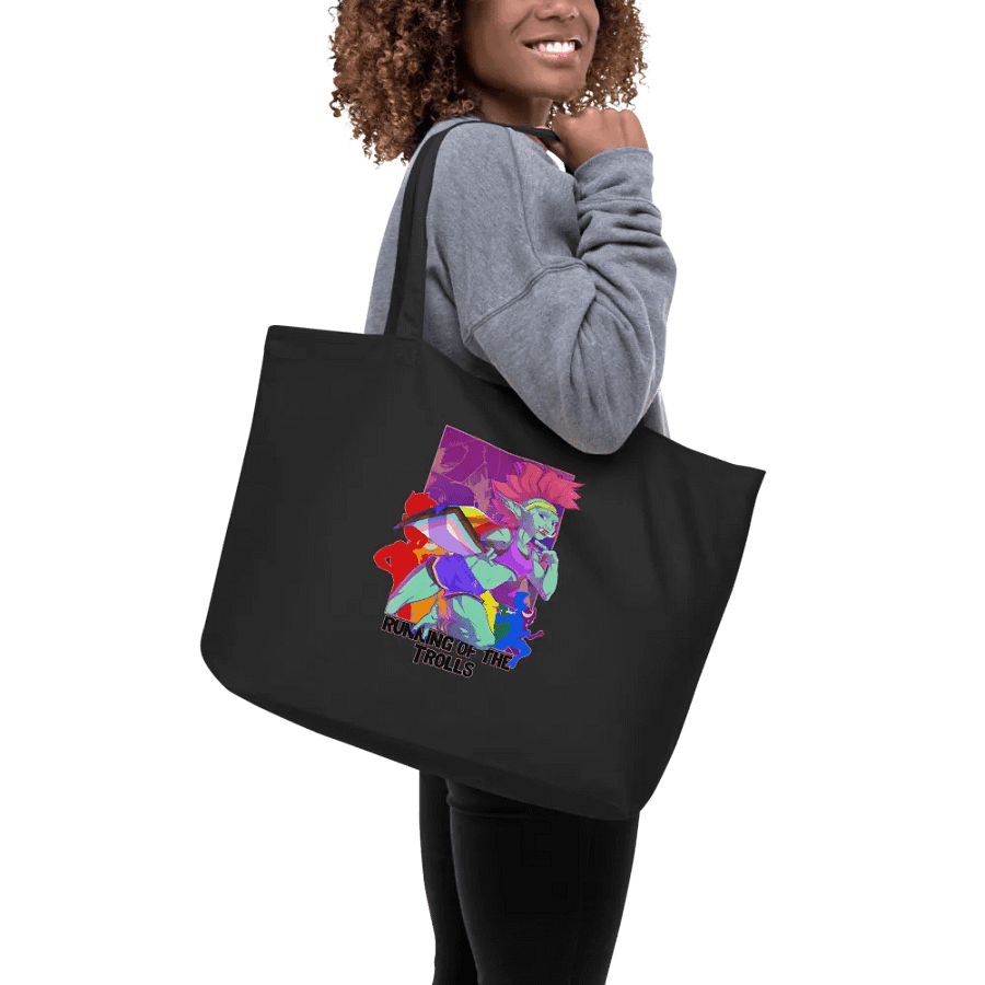 Troll Racer Large Eco Tote - By Eggu product image (15)