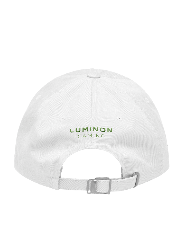 Luminon Embroidered Dad Hat - White/Green product image (2)