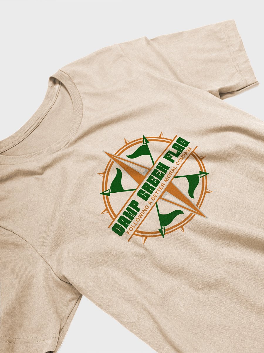 Camp Green Flag Compass Unisex Tee product image (4)