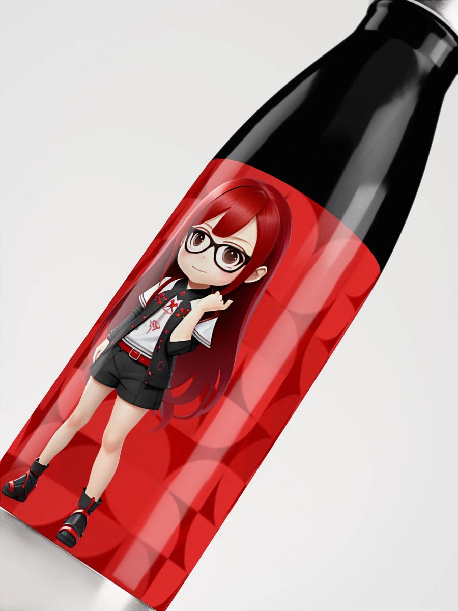 (Red CHIBI) K Stainless Steel Water Bottle product image (5)