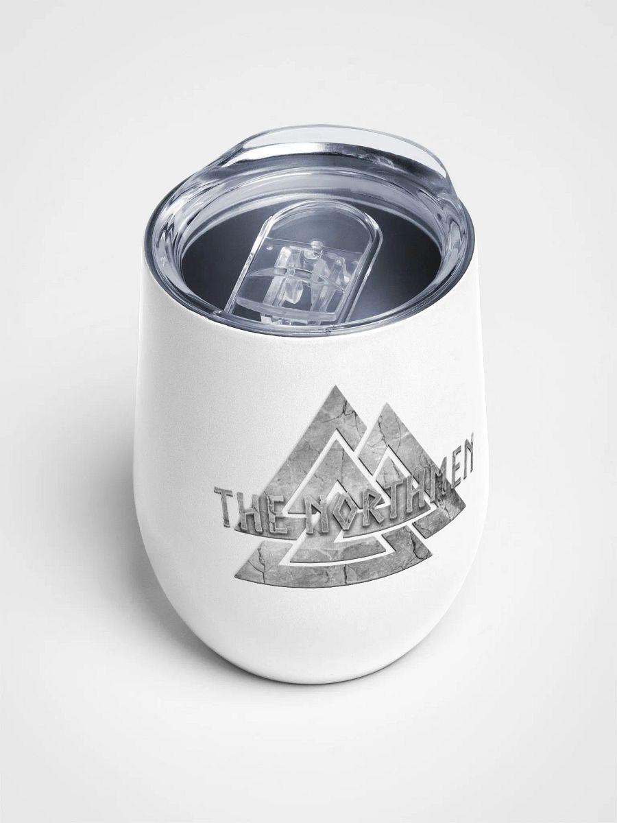 The Northmen Valknut - Grey - Wine Tumbler product image (4)