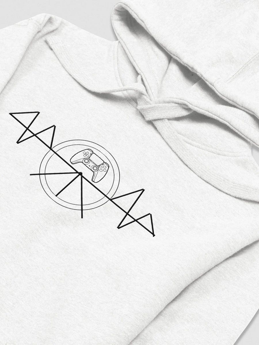 We're All Play Logo Hoodie - White with Black Logo product image (3)
