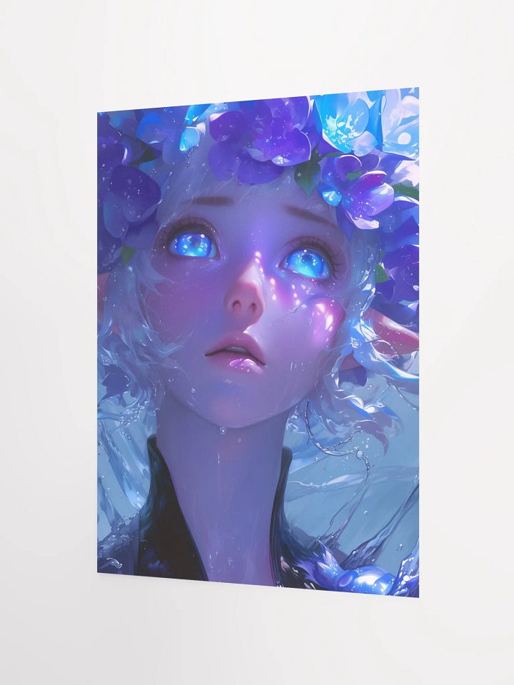 Ethereal Blue Wreath Poster product image (4)