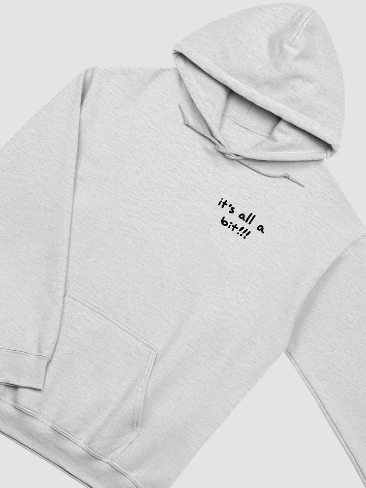 “It’s all a bit!!!” (sm. design) classic hoodie product image (1)
