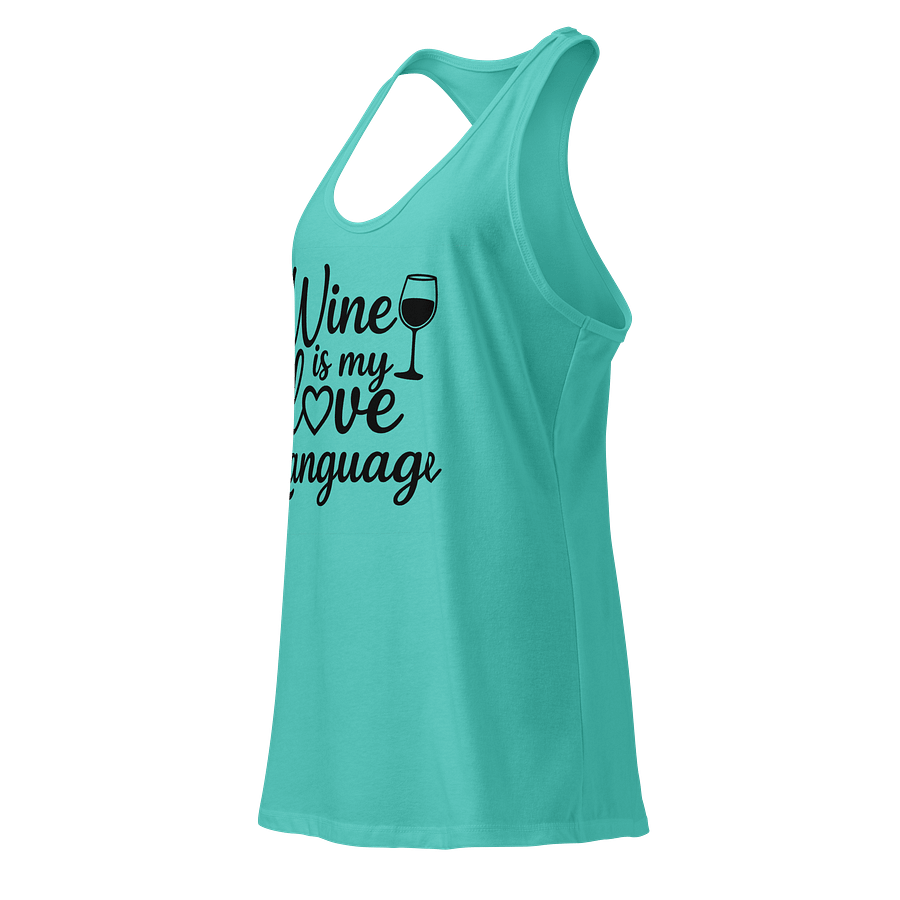 Wine is My Love Language Tank Top product image (3)