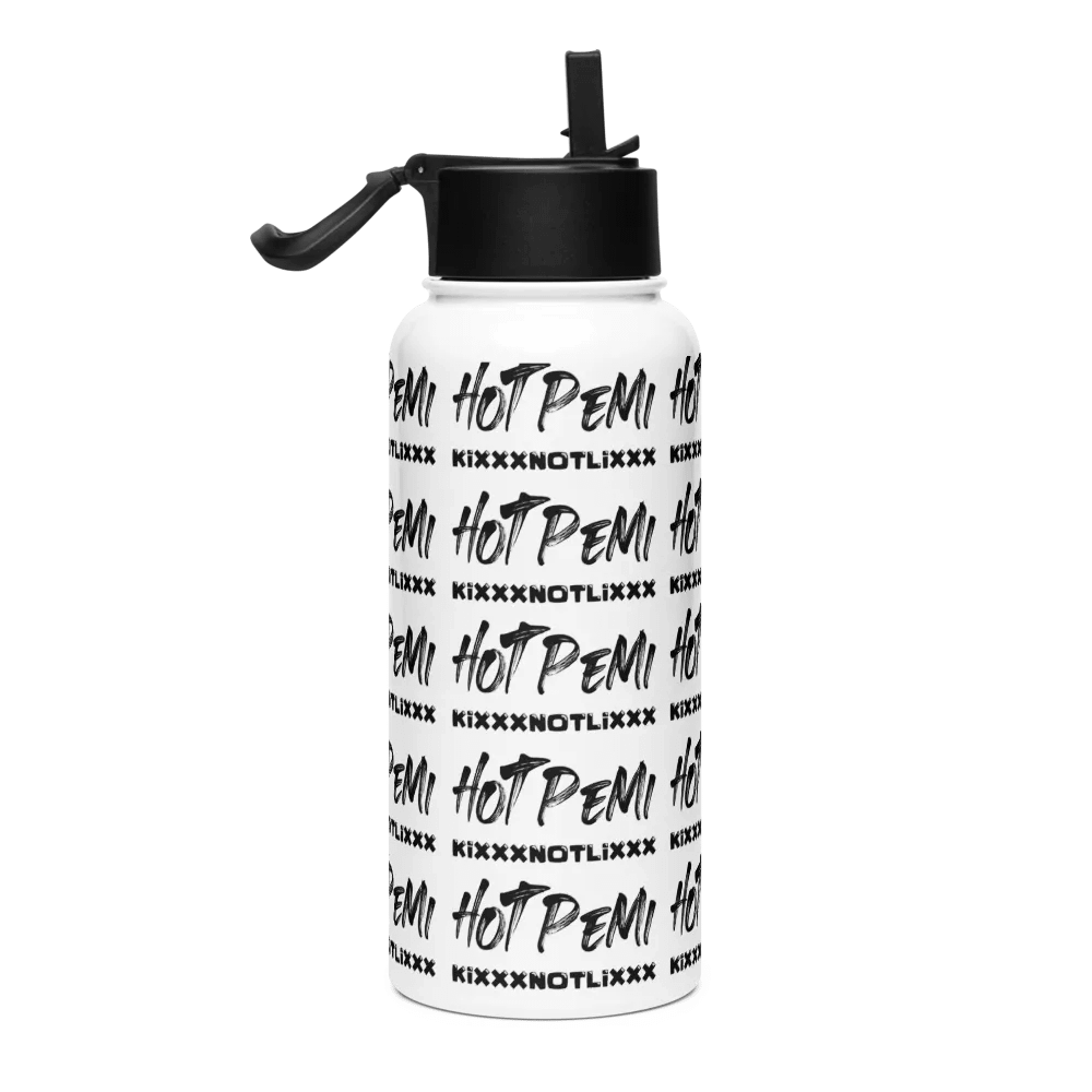 Logo Span Stainless Steel Water Bottle with a Straw Lid product image (4)