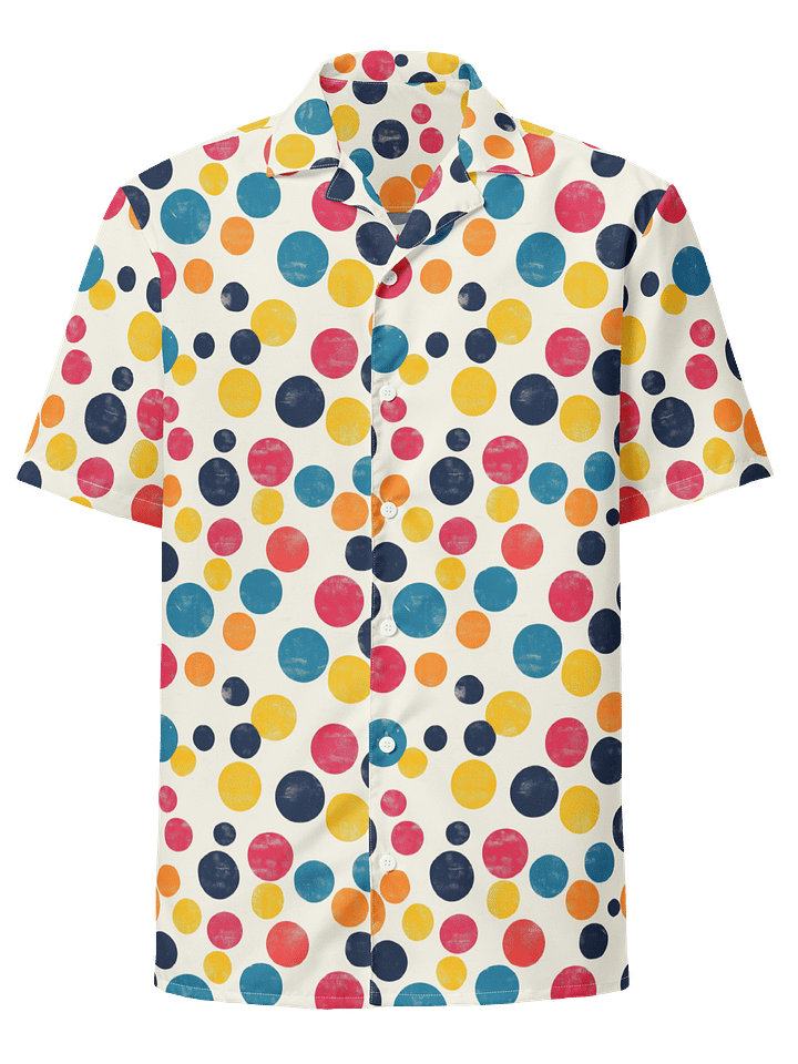 Polka Dot Illusion Vintage Retro Hawaiian Shirt product image (1)