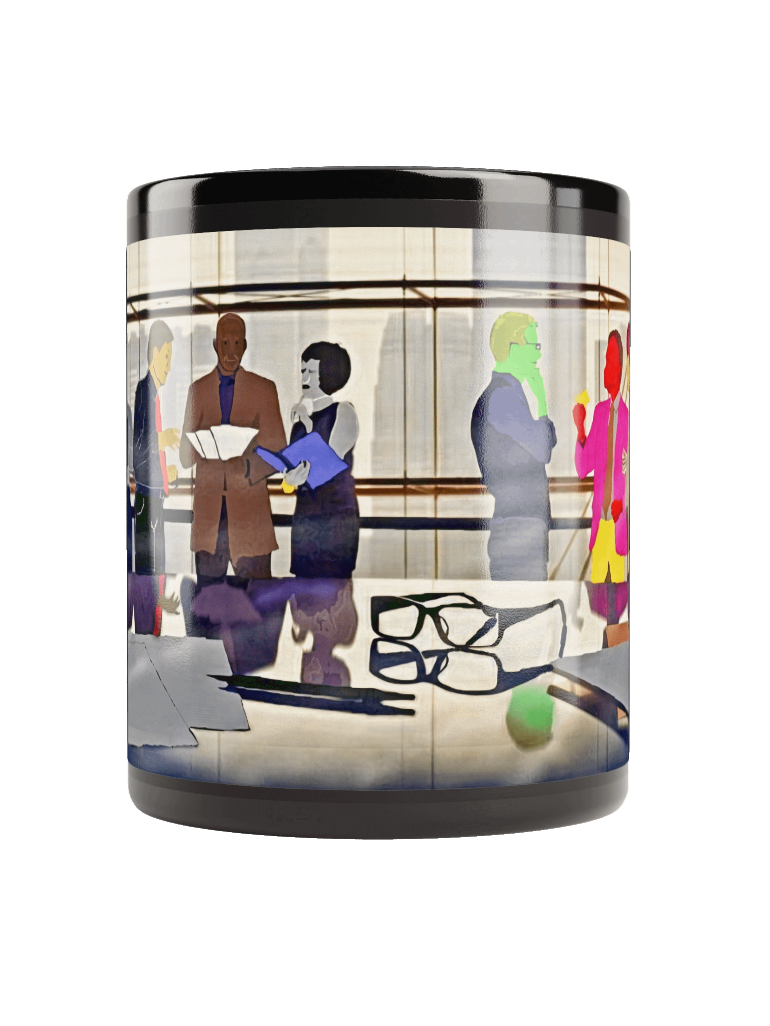 Cityscape Office Silhouettes Mug product image (9)