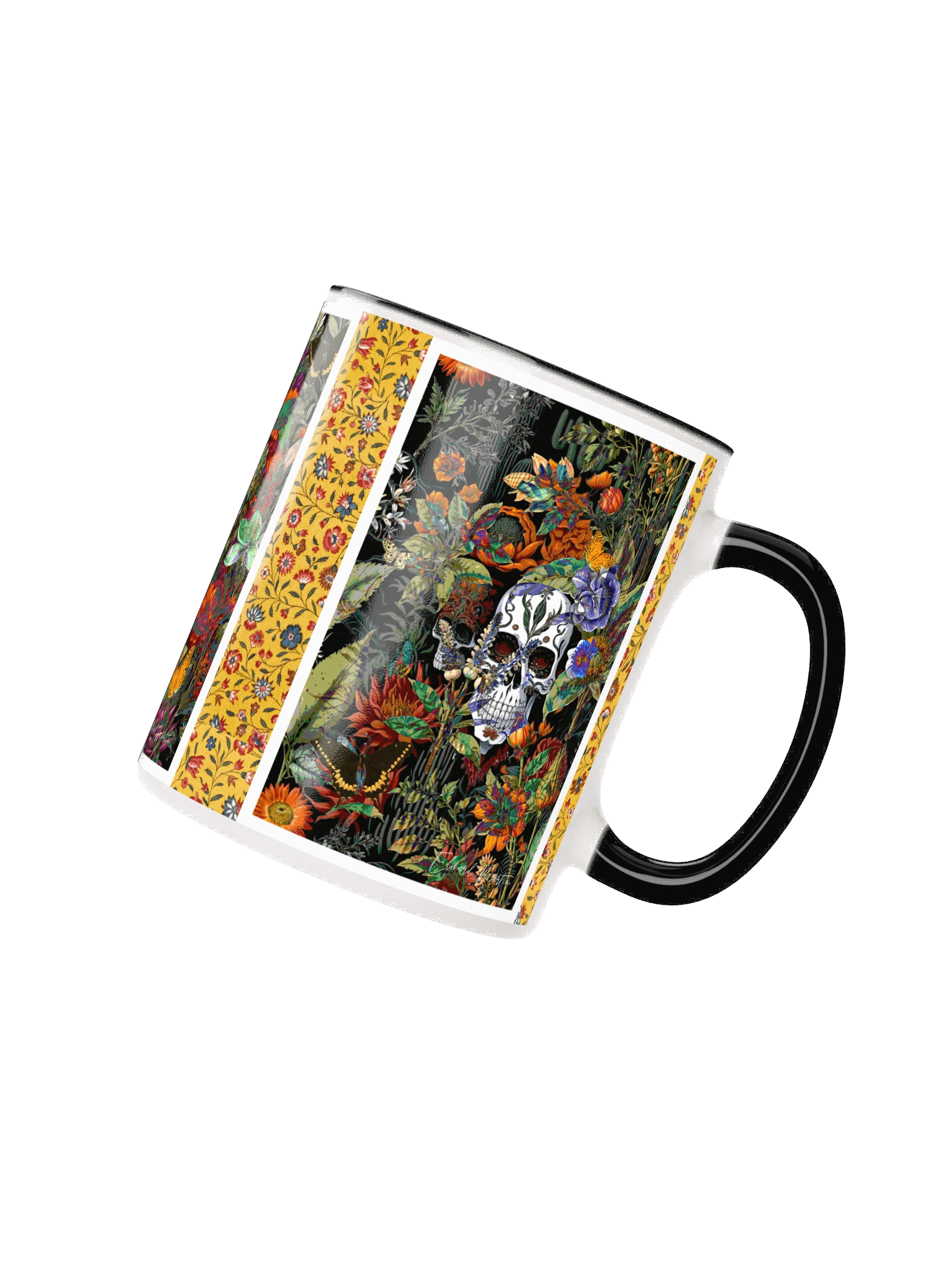 Floral Skulls Ceramic Mug product image (18)