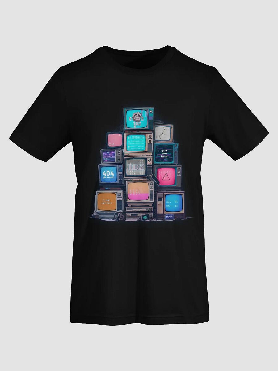 I Just Work Here Glitchcore T-Shirt product image (40)
