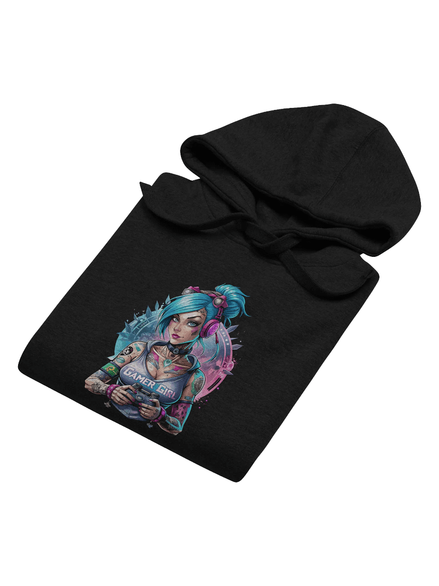 Gamer Girl Vibes Front Printed Hoodie product image (6)