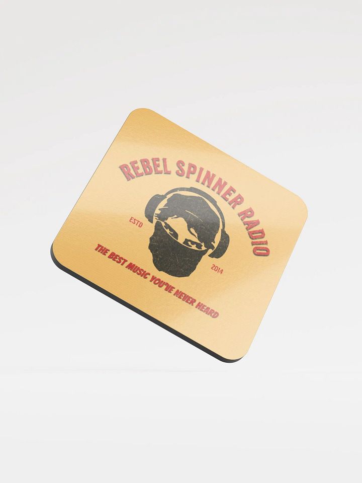Rebel Spinner Radio Beverage Coaster product image (1)