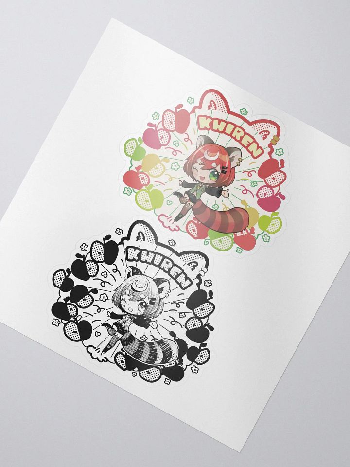 Khiren - Apple Bonanza Sticker (Color+BW) product image (2)