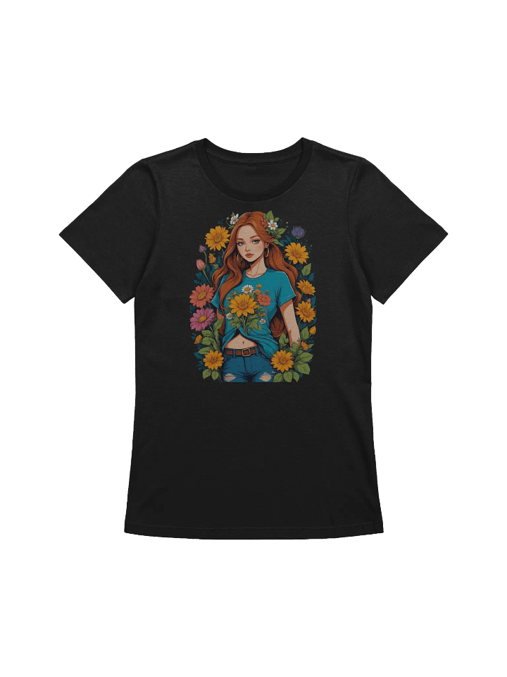 Bloomcore Flower Girl v1 - Bella Canvas Women's Supersoft Relaxed-fit T-Shirt product image (2)