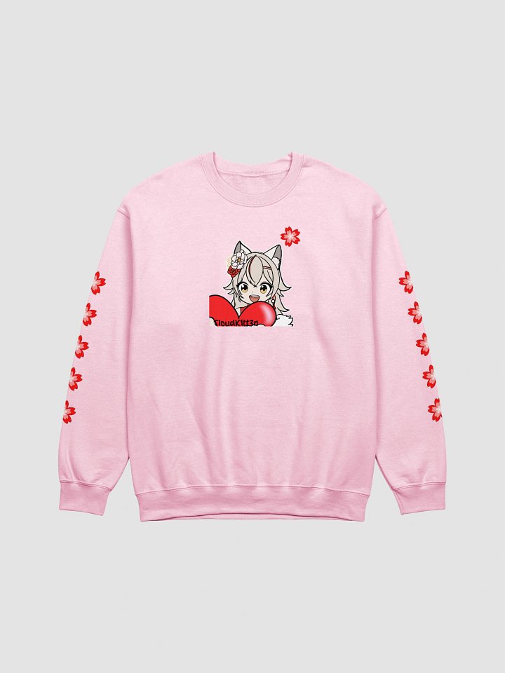 Chibi Heart & Sakura Crewneck product image (1)