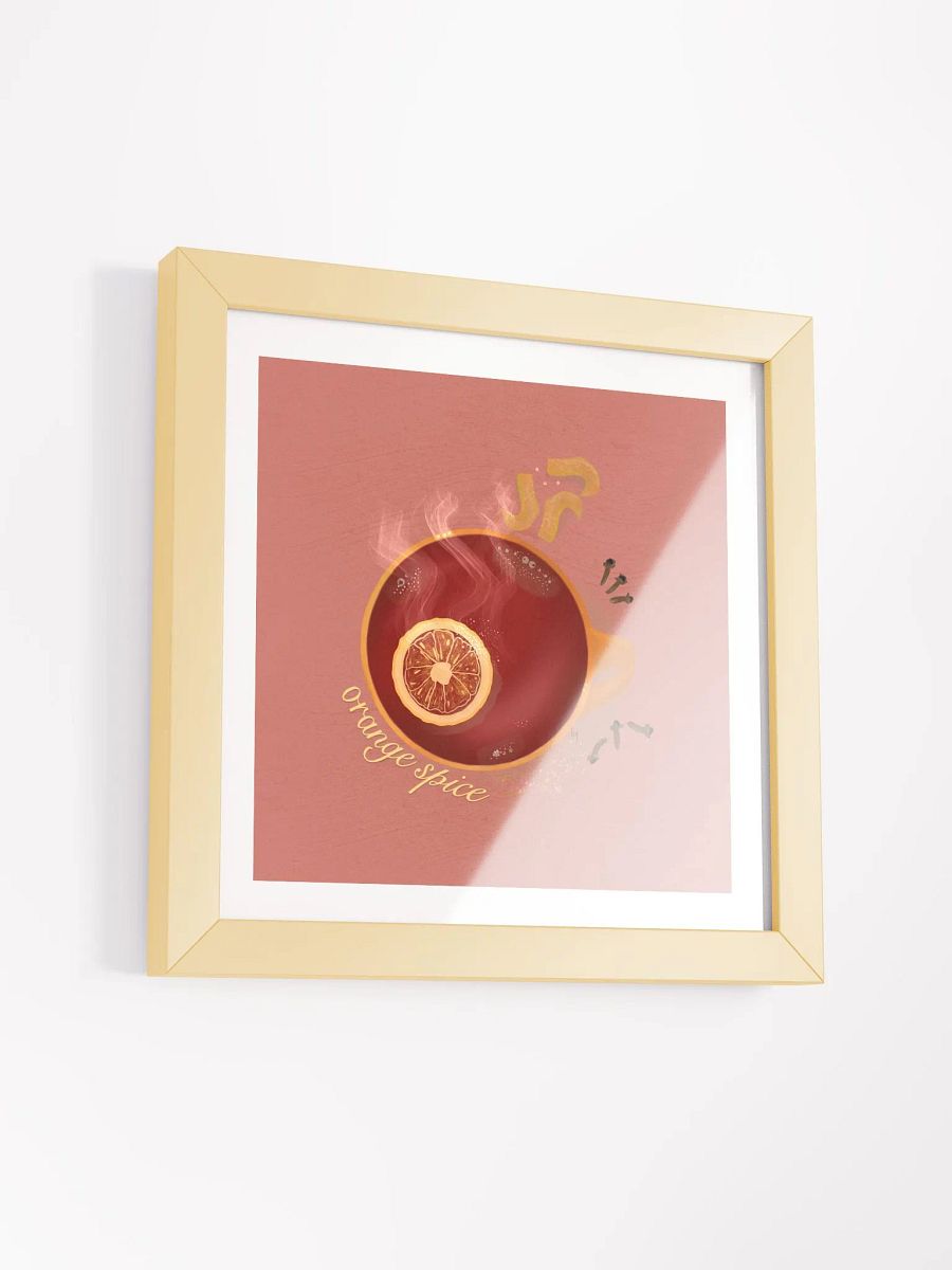 Orange Spice Hebal Tea Framed Poster product image (3)
