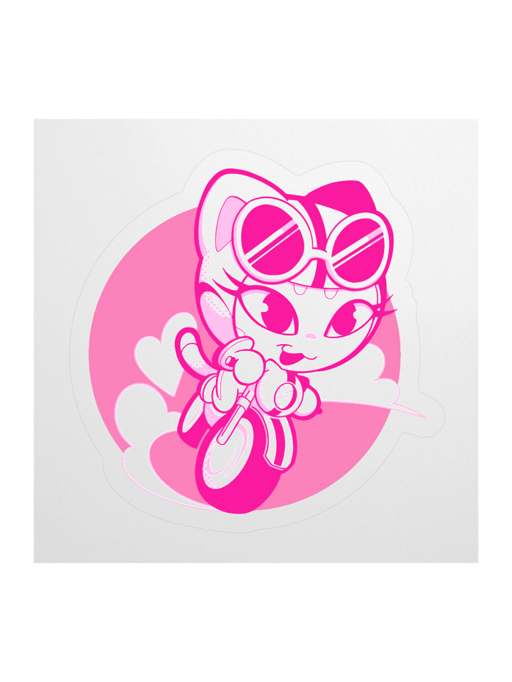 Cat Racer Sticker product image (1)
