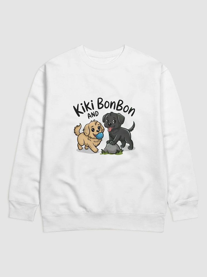 Two Dogs Playing Ball Sweatshirt product image (1)