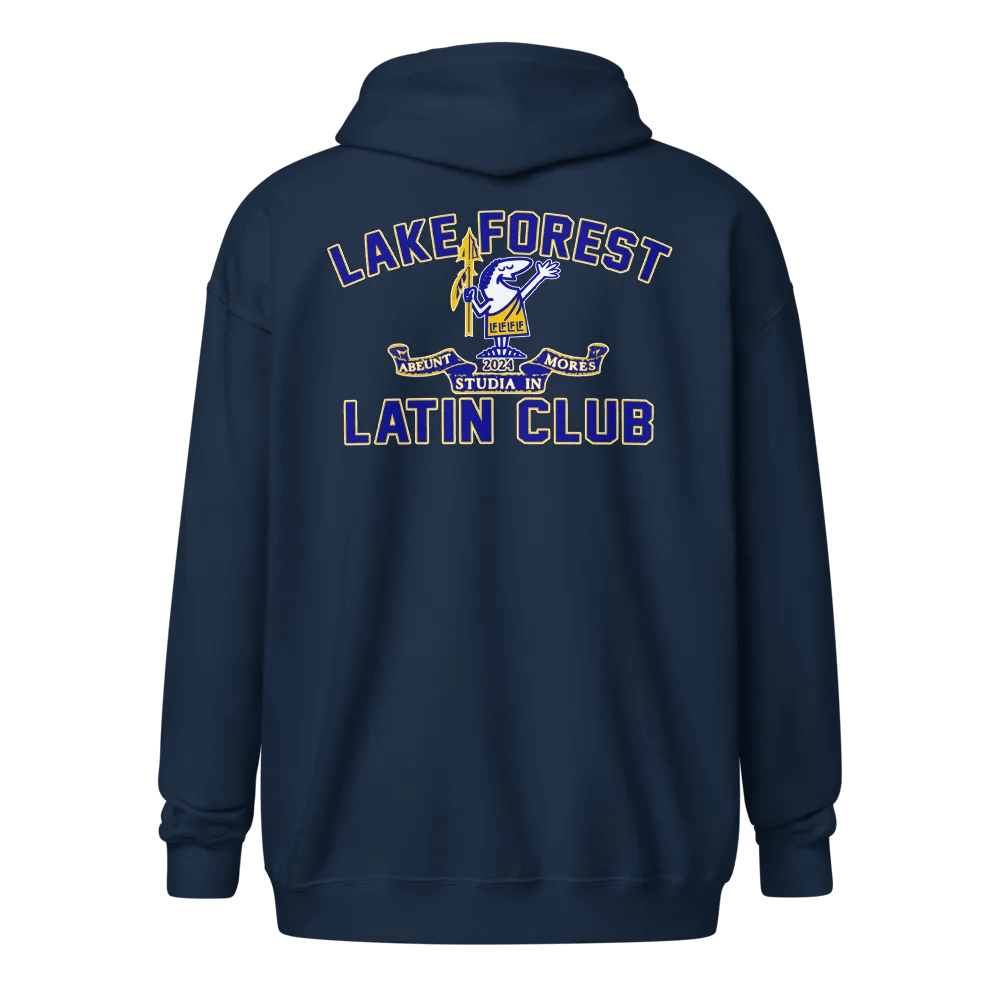 Lake Forest Latin Club Full-zip Hoodie product image (8)