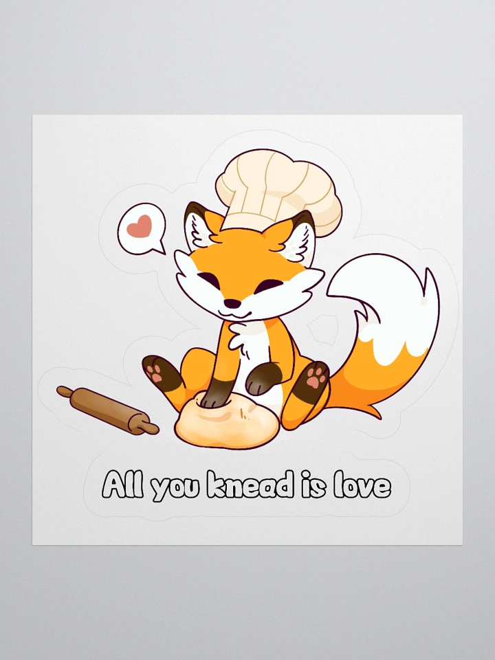 All You Knead Is Love Stickers product image (3)