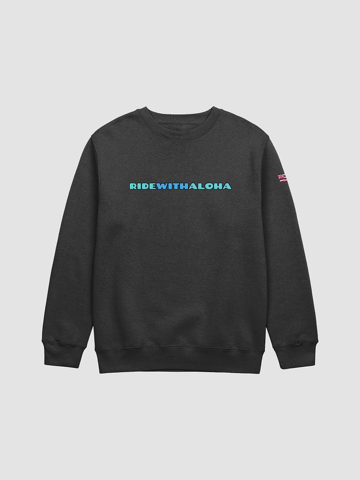 Ride With Aloha V2 - Premium Crewneck Sweatshirt product image (2)