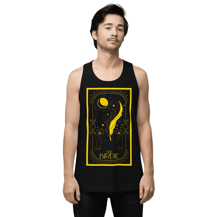 The Birdie Gold Tarot Tank Top product image (1)