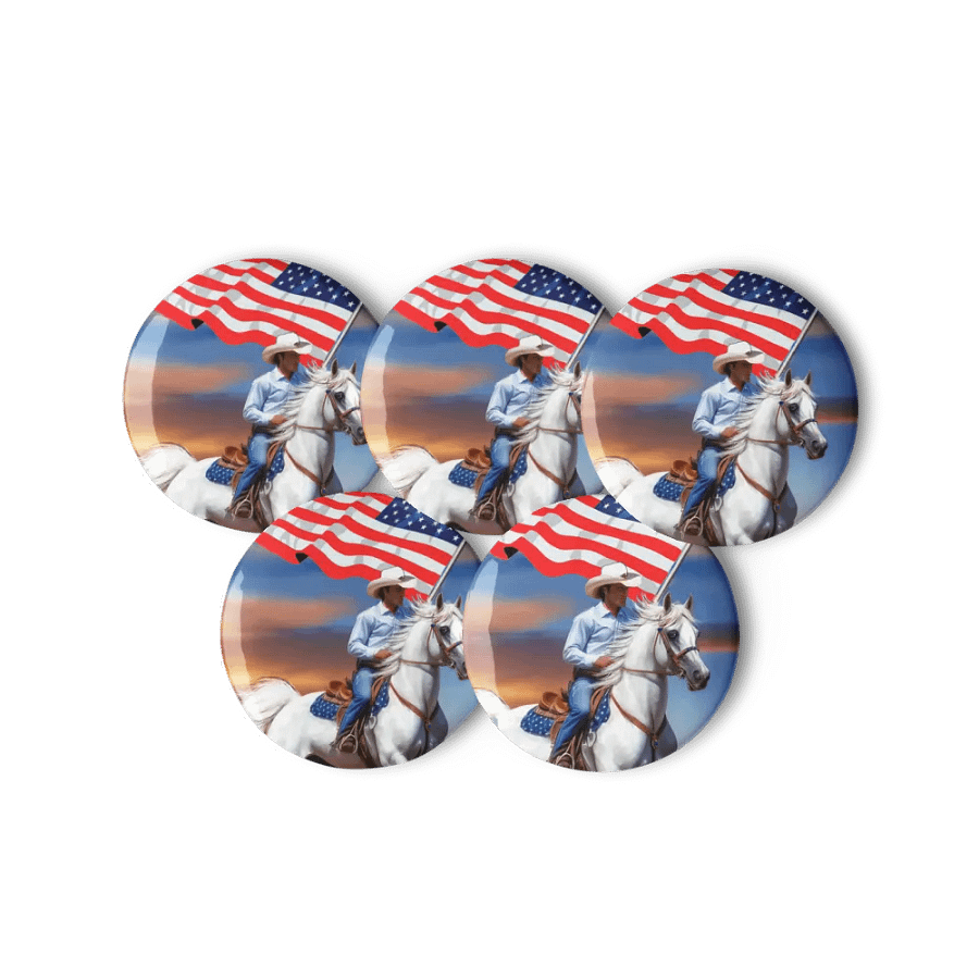 Ride for Freedom Pin Button Set product image (11)