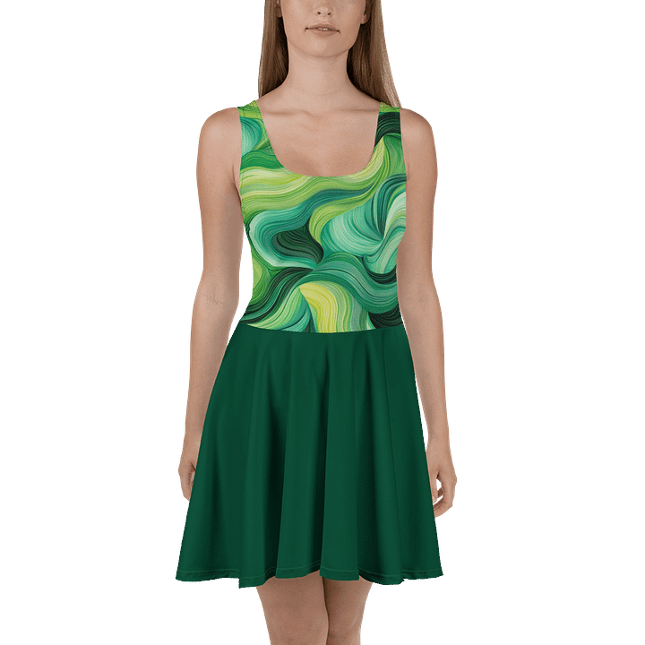 Emerald Dream Skater Dress product image (2)