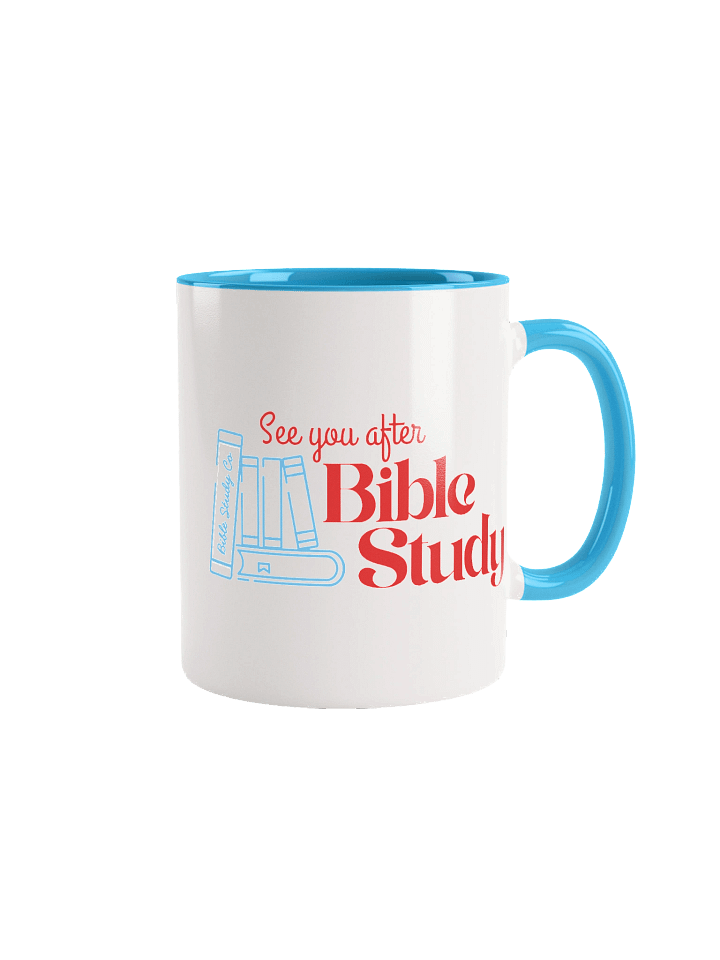 Bible Study Mug - Blue product image (1)