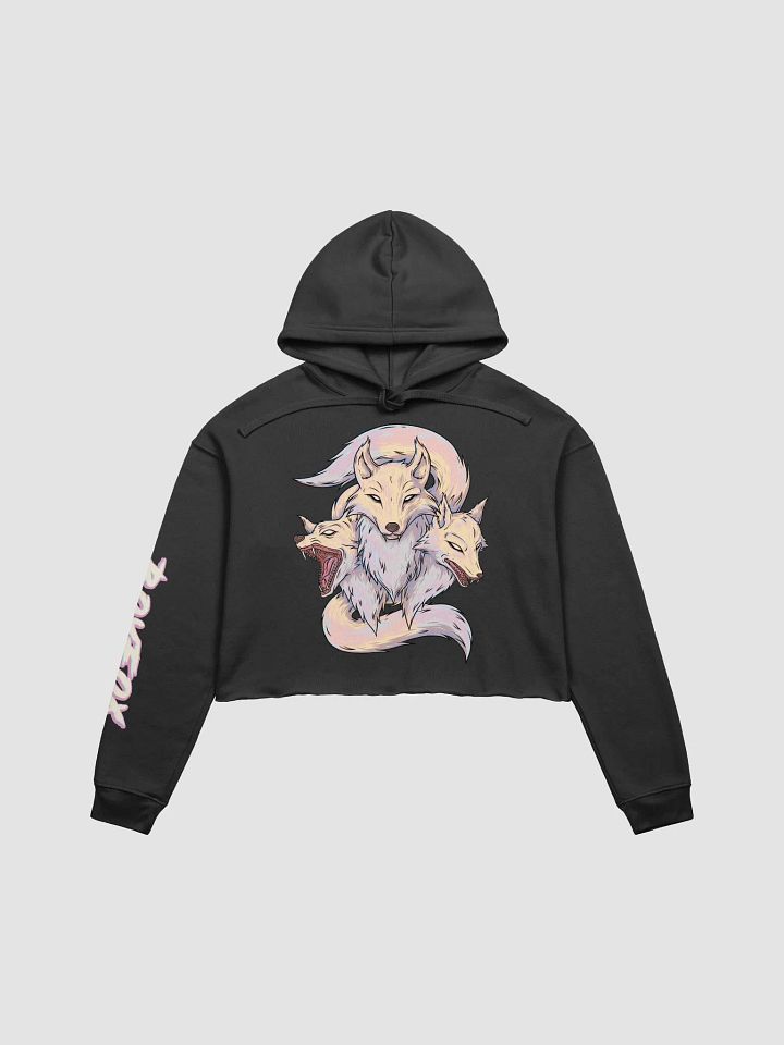 Pastel Fox Crop Hoodie product image (3)