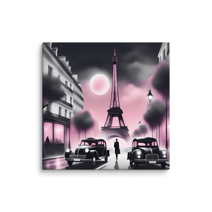 Moonlit Paris Canvas product image (1)