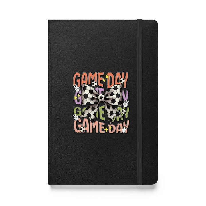 Game Day Bow Soccer Hardcover Notebook product image (1)