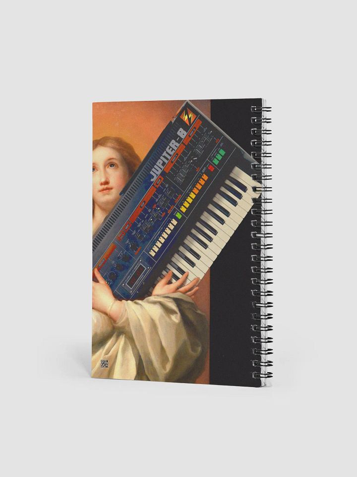 The Inmaculate Jupiter Conception by Frank Fonik, EDM Techno Spiral Notebook product image (2)