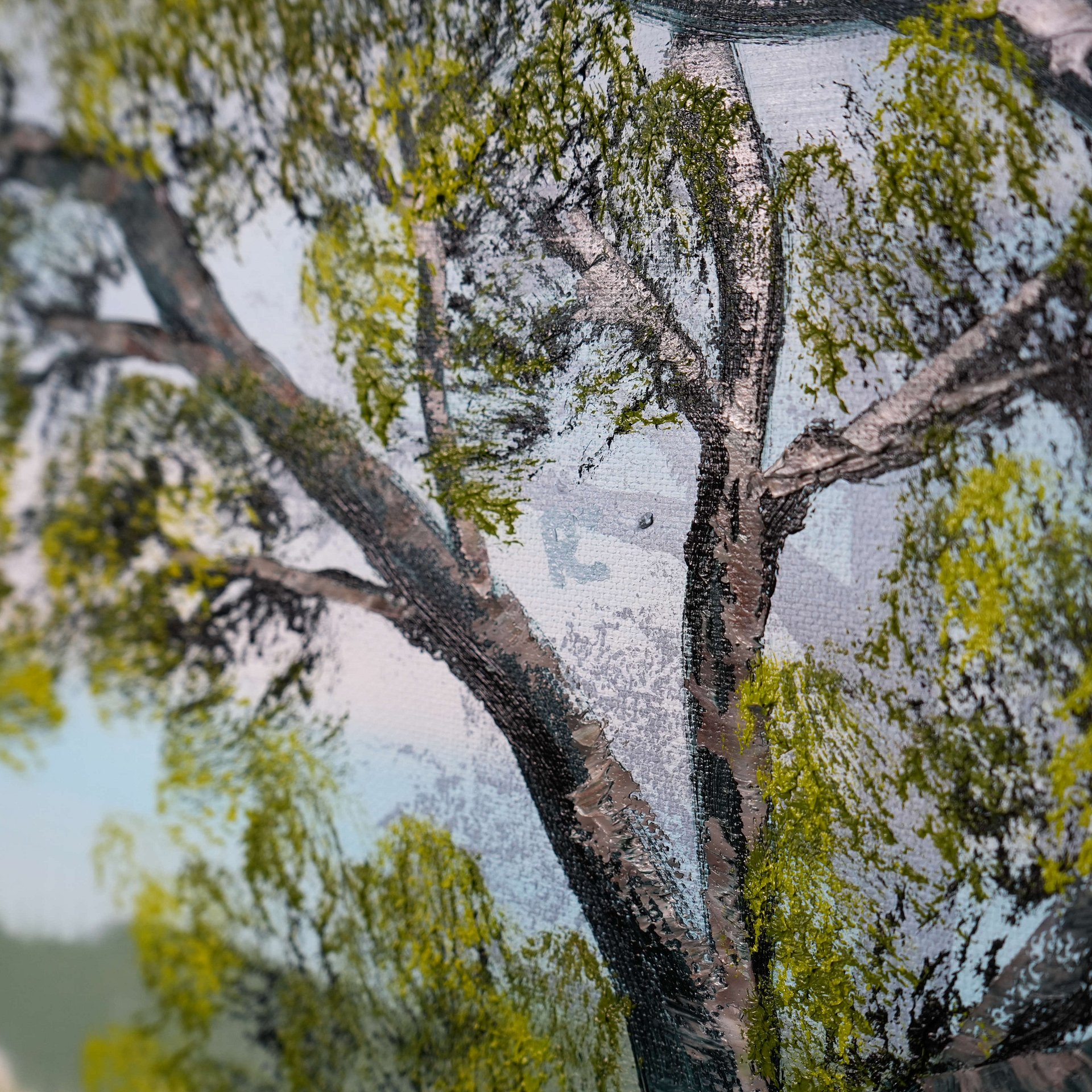 The Reach Between Worlds (Comission/Original) 24x48 Canvas product image (11)