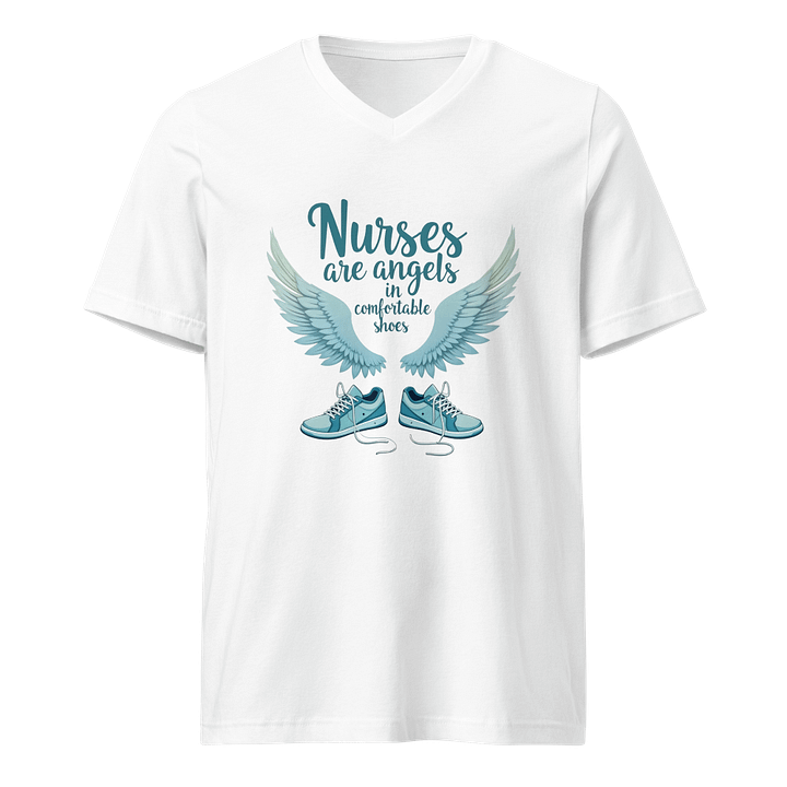 Angel Nurses V-Neck Tee product image (5)