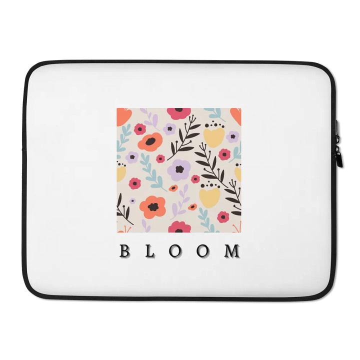 BLOOM Floral Laptop Sleeve product image (2)