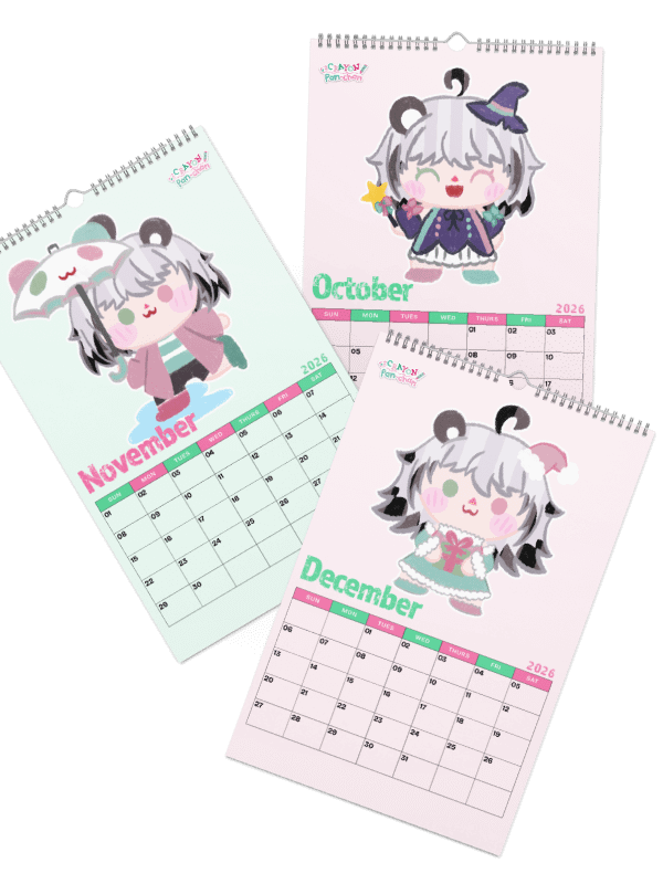 Utano Pandora 'Crayon Pan-chan' 2026 Calendar product image (5)