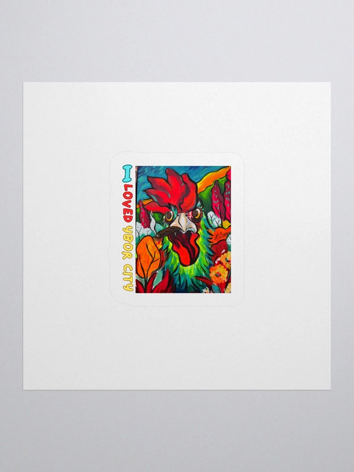 Ybor City Rooster Kiss Cut Stickers product image (4)