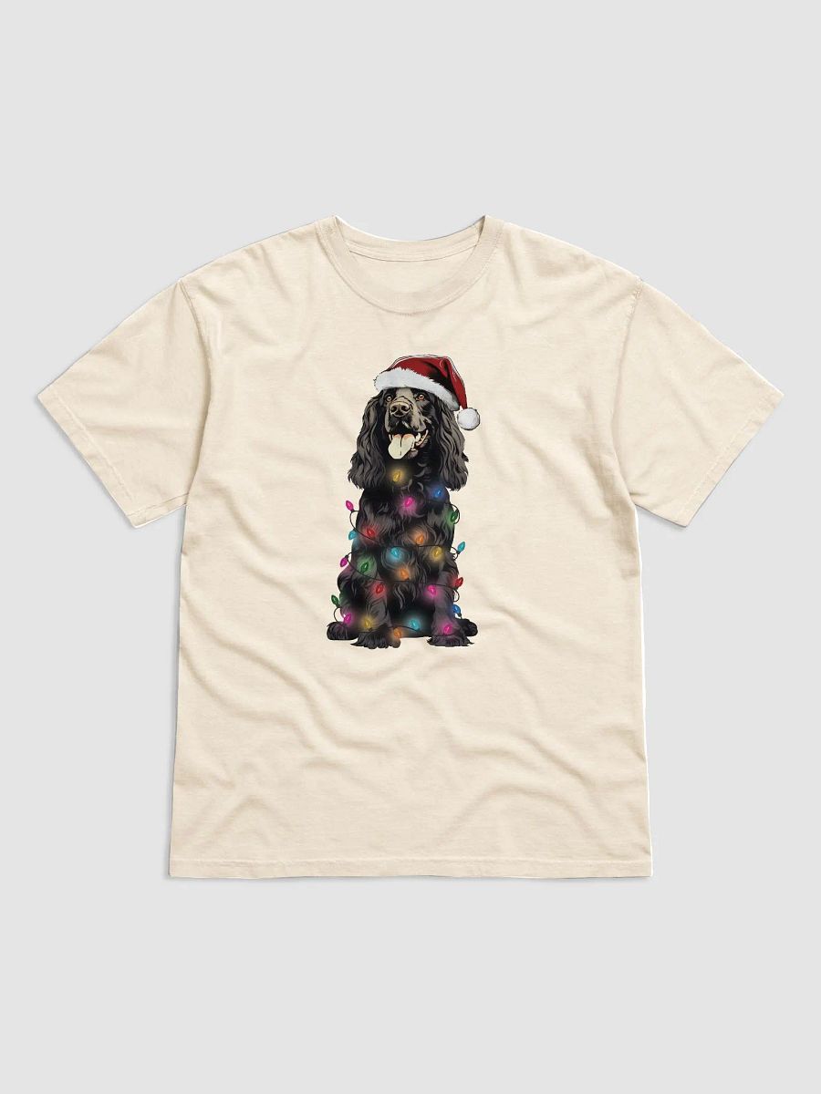 Funny Cocker Spaniel(Black) Christmas T-Shirt for Cocker Spaniel Paw-rents product image (19)