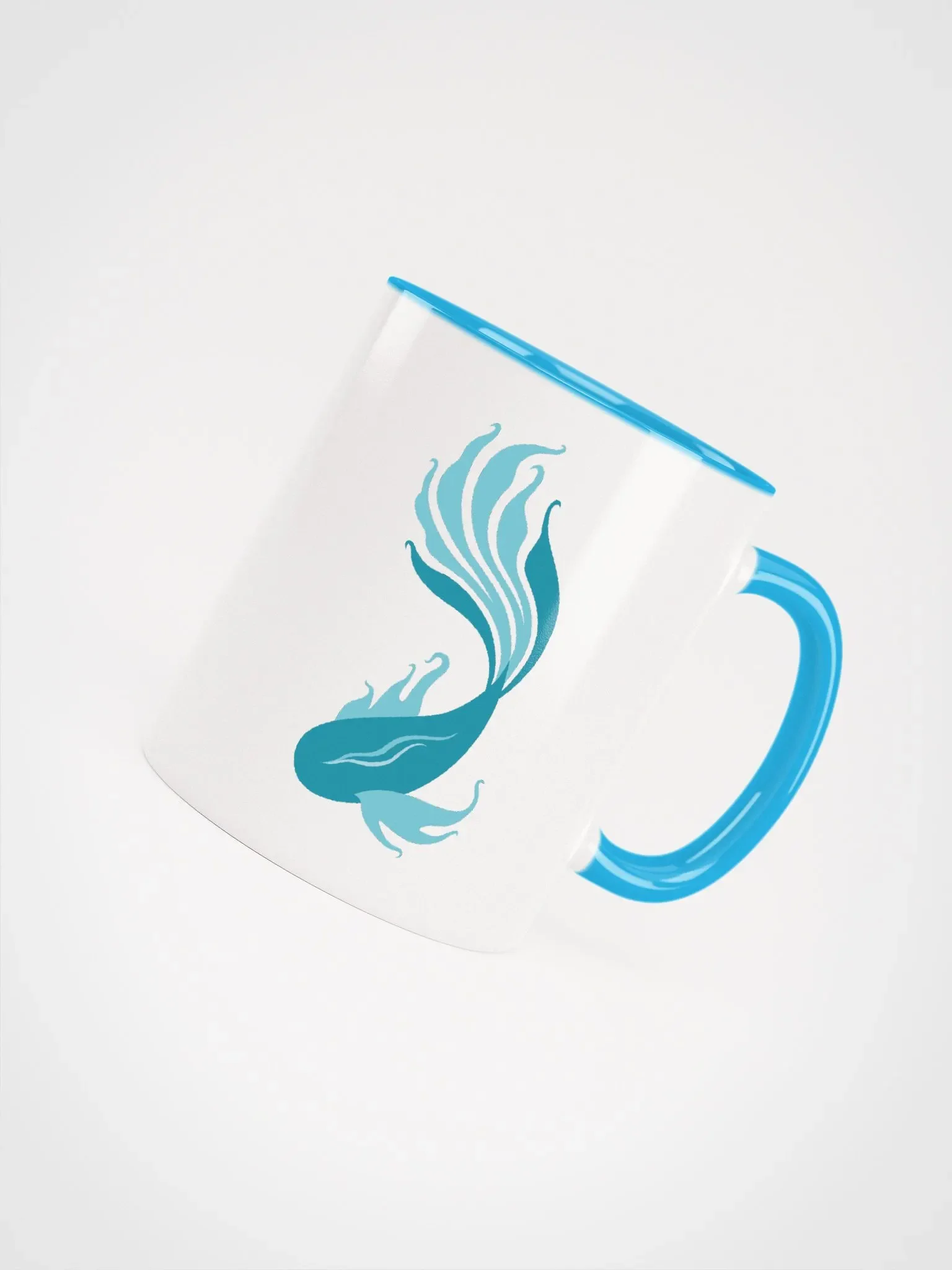 Teal Fish Mug product image (4)