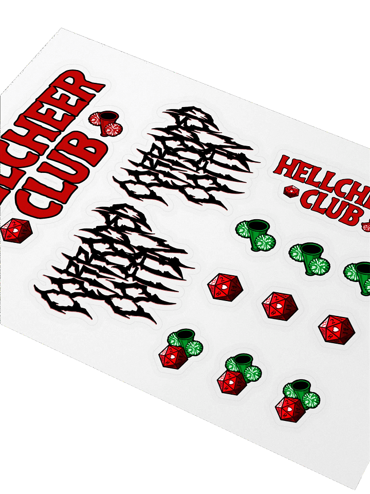 Hellcheer Sticker Sheet product image (2)
