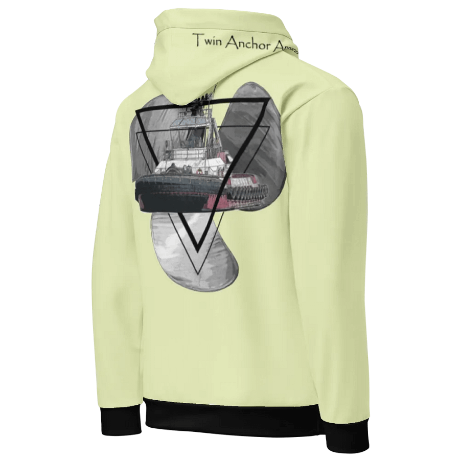 snow flurry Three blade prop triangle Athena tug Hoodie product image (8)