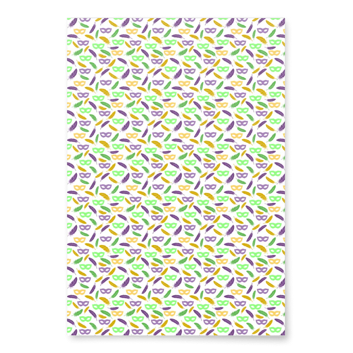 Mardi Gras Wrapping Paper product image (1)